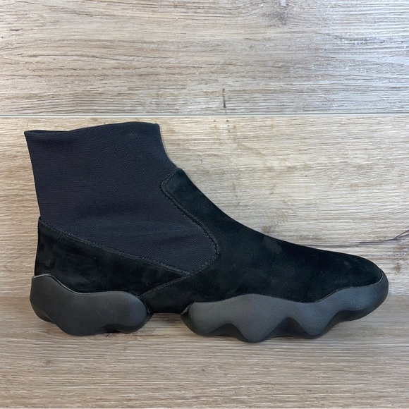 Camper Dub Ankle Pull On Boots Black Suede Women’s 41 US 10 K400078-002 VGUC HTF - Picture 3 of 10